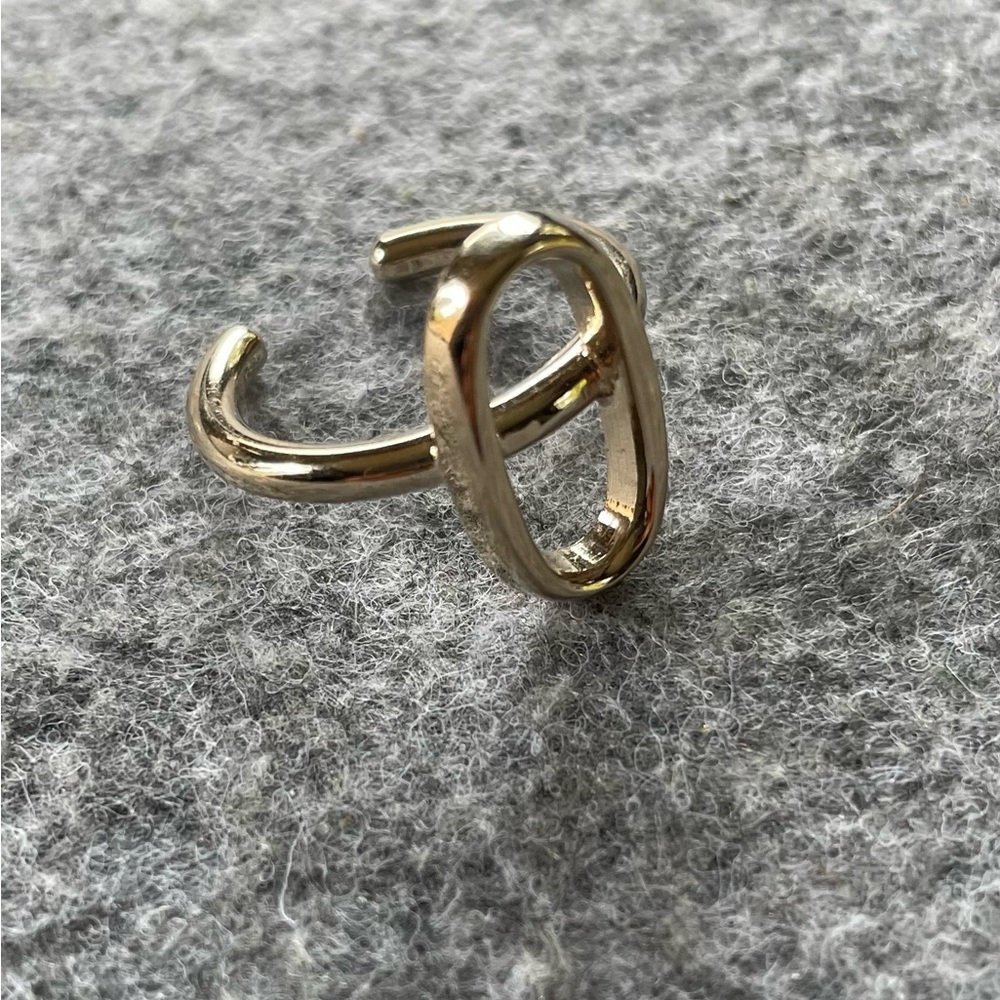 Stylish Gold-Tone Open Ring - Valentino